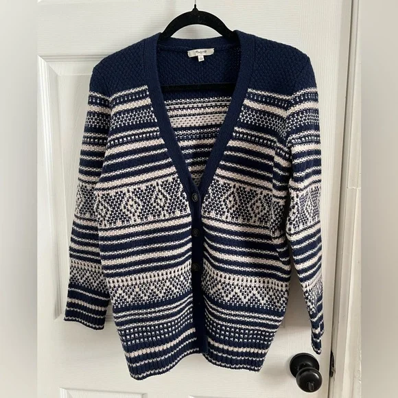Madewell Fair Aisle Cardigan - Picture 1 of 3